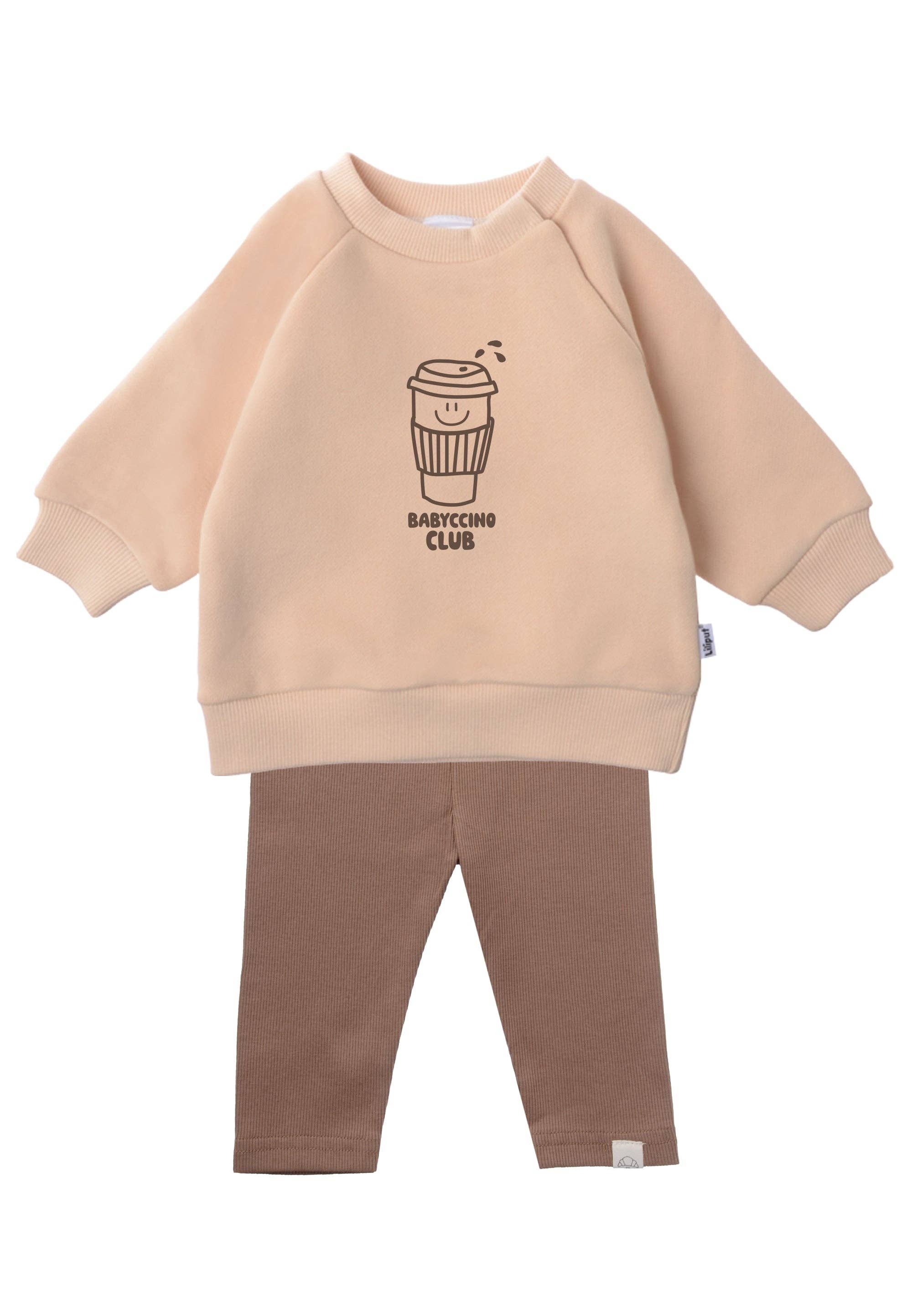 Liliput – wholesale Top & leggings set – Baby – Set with Sweatshirt and Leggings "Babyccino Club"0