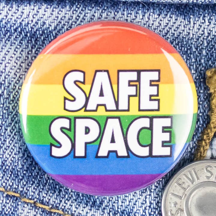 Safe Space for All Button or Magnet for wholesale by Ifs, Ands, Or Buttons
