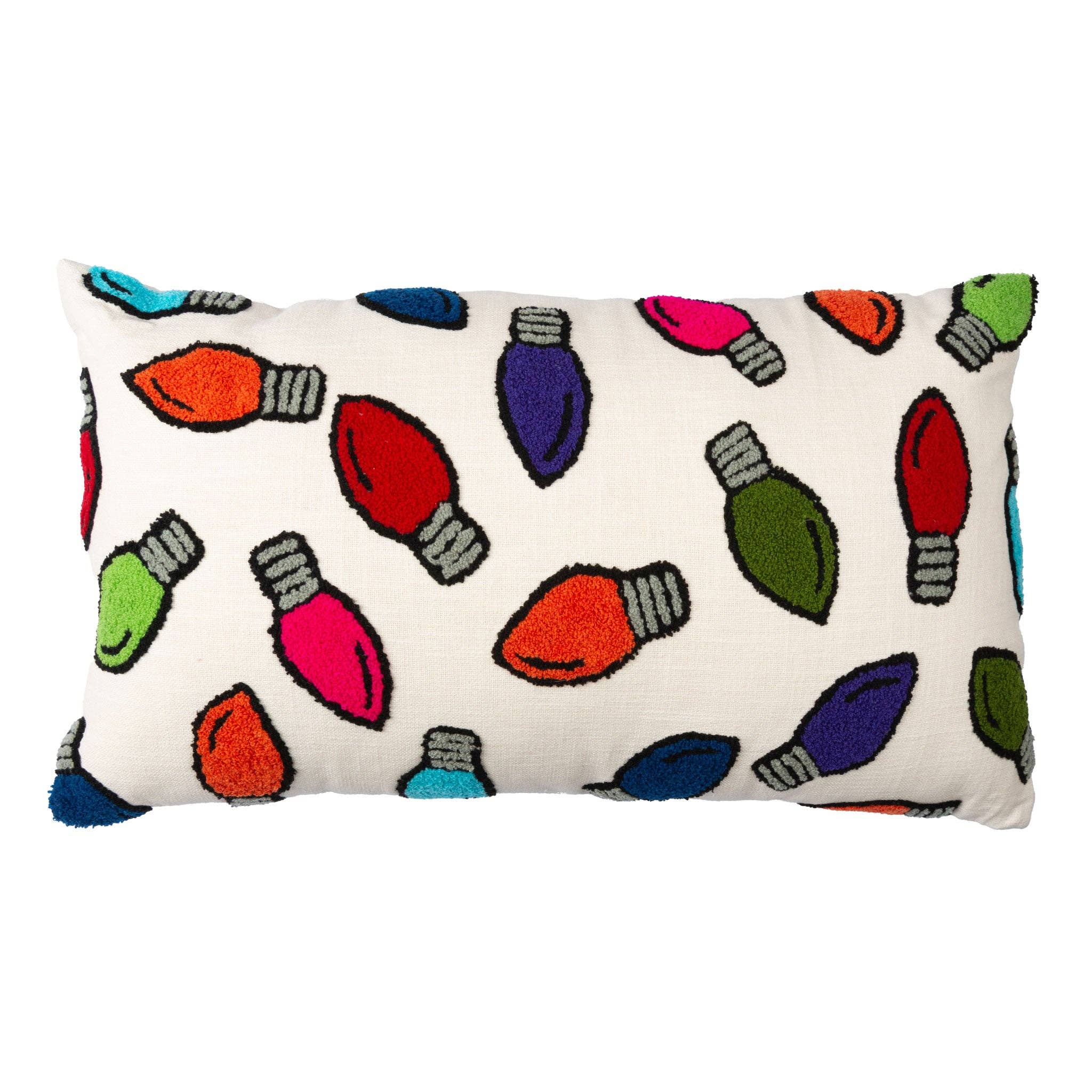 Elsie & Zoey – Großhandel Lendenkissen – Besticktes Lendenkissen Christmas Lights 12x221