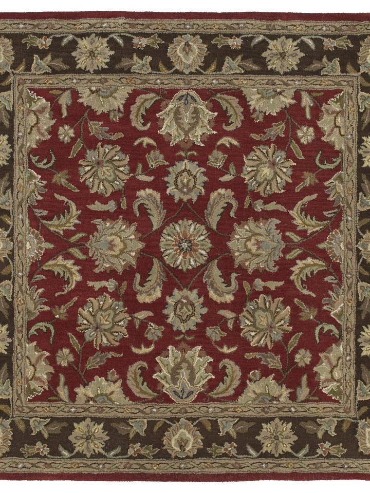 Tappeto quadrato Tara Square Collection Salsa 3'9"x3'9" per la vendita all'ingrosso da parte di contempo fashion