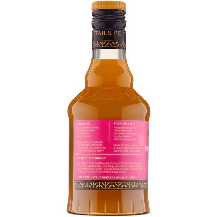 Liber & Co. - Wholesale Cocktail Mix/Syrup - Tropical Passionfruit Syrup