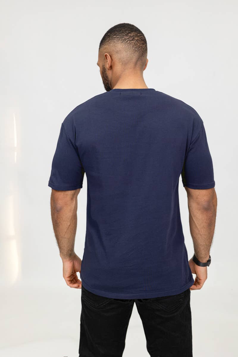 Zayne Paris - Wholesale T-Shirt - Men's - plain oversized round neck t-shirt tx920-10