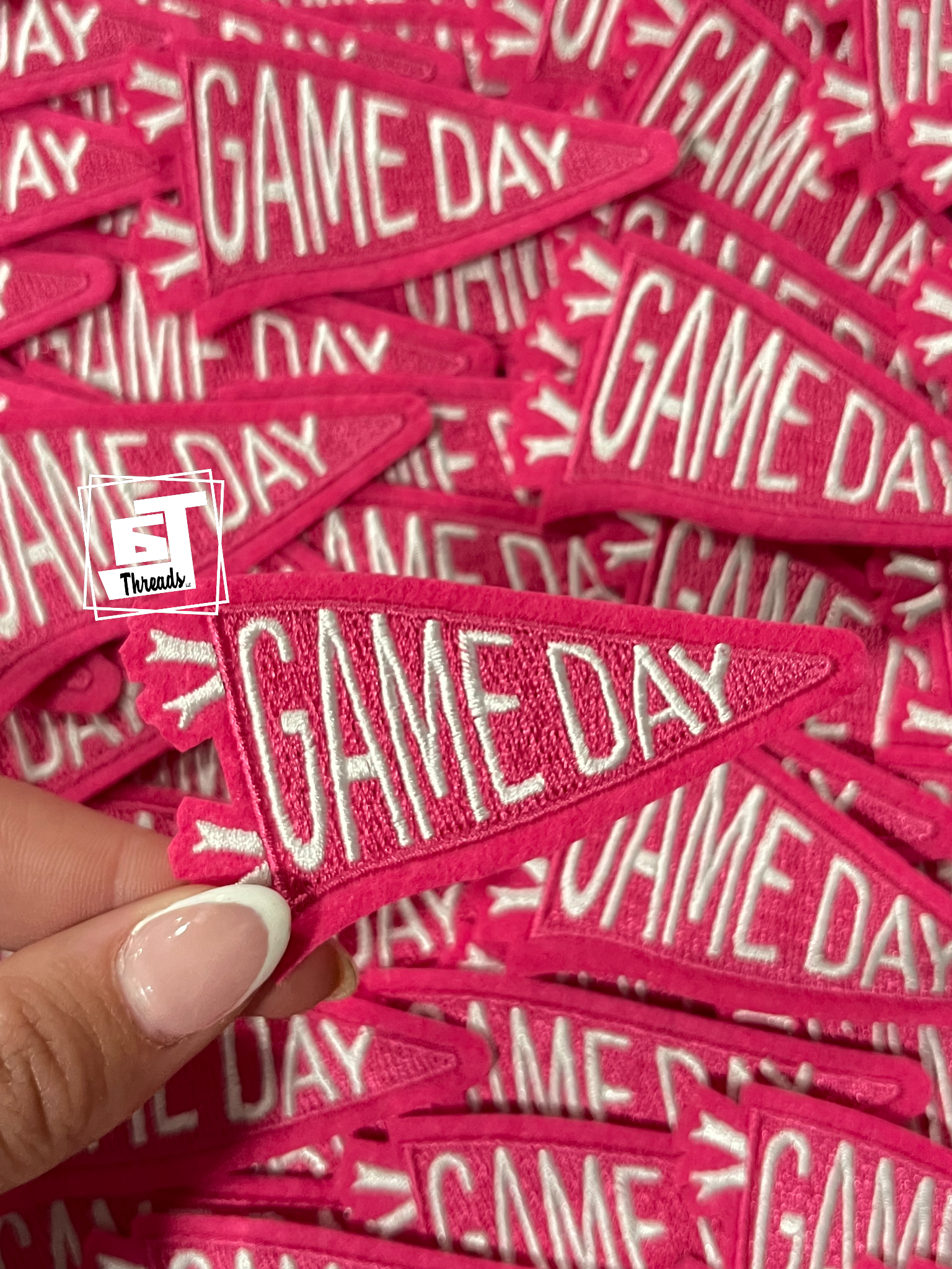 6j Threads LLC - Wholesale Patch - Game Day Pennants....Cap Patches17