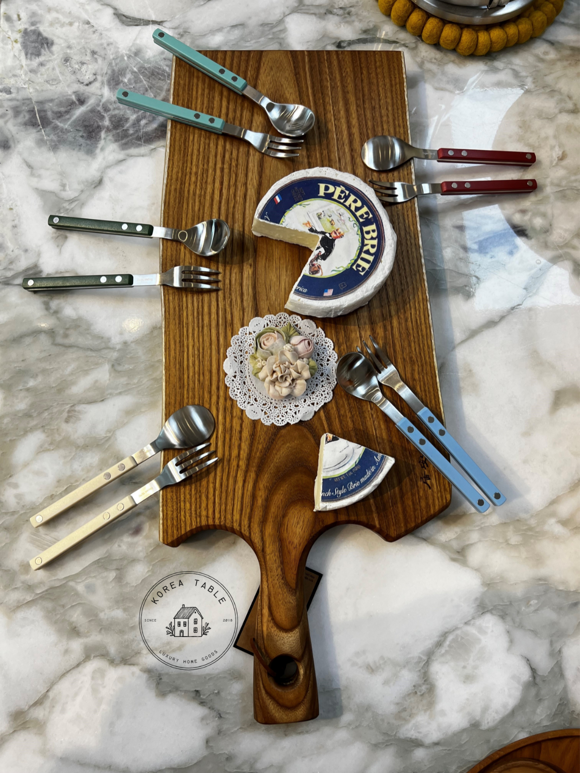 Korea Table - Vente Cuillères à soupe - [BOGEN] Fourchette à thé Sentier en satin - Cuillère à thé15