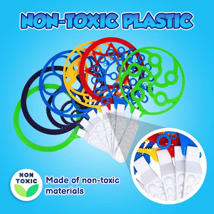 Atlasonix - Vente Baguette à bulles – enfant - Baguettes à Bulles Géantes - Ensemble de Bulles pour Enfants (11 Pièces)6