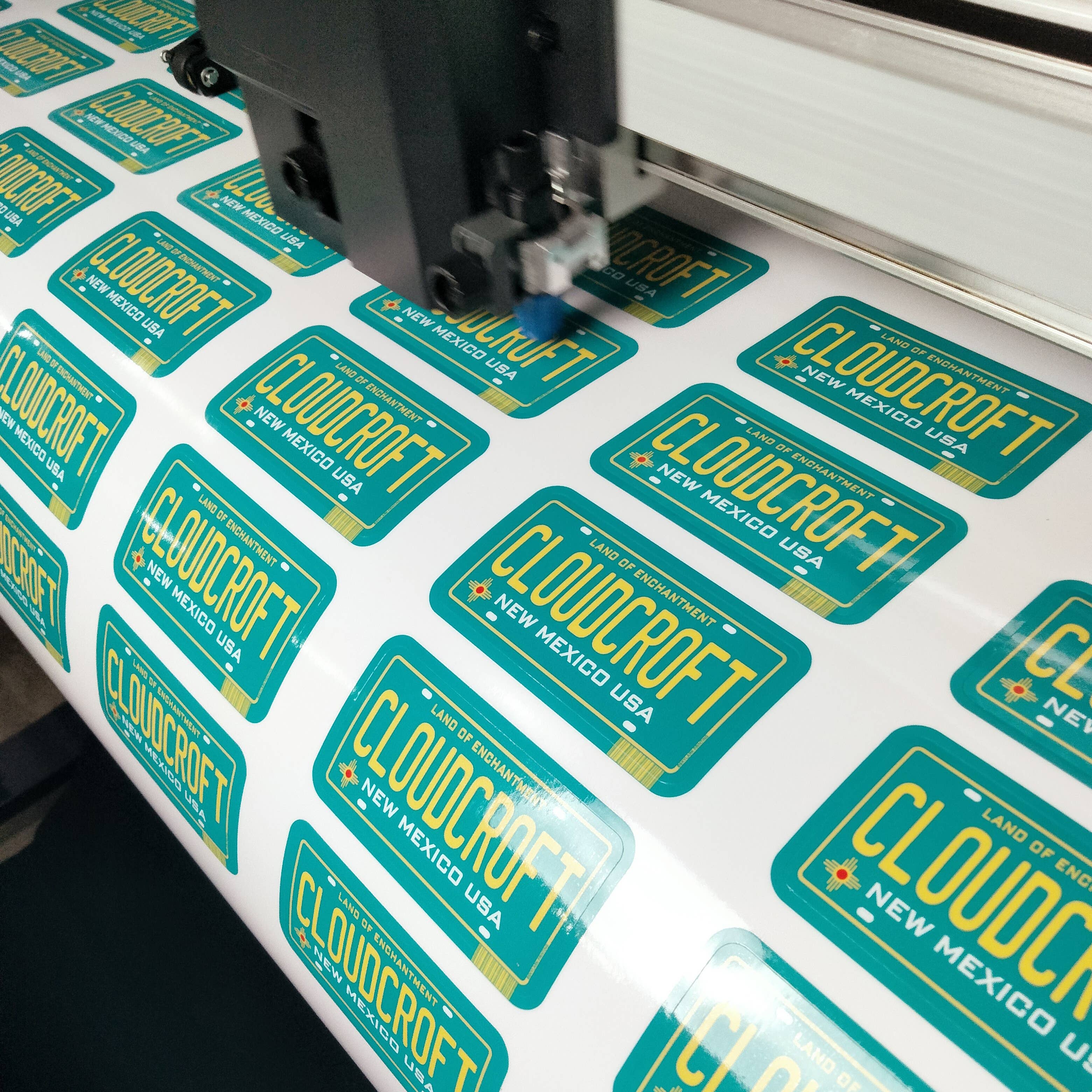 Skylark Printing - Wholesale Sticker - State License Plate Souvenir Sticker with Your City, Text6