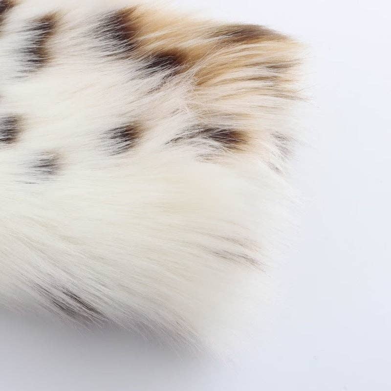 MULTI Faux Fur Animal Print Coat for wholesale on Faire6