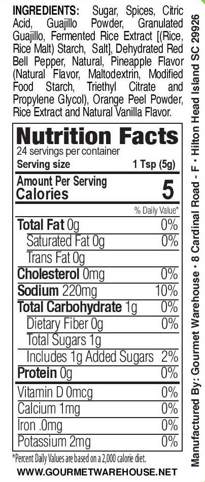 Gourmet Warehouse Brands - Wholesale Dried Spice Mix - Gourmet Warehouse Hawaiian Chile Seasoning & Rub2