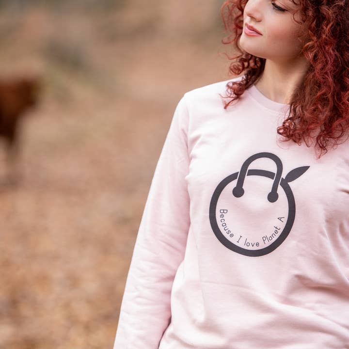 Happy_Sweatshirt In Recycled Cotton And Polyester for wholesale by Vestella