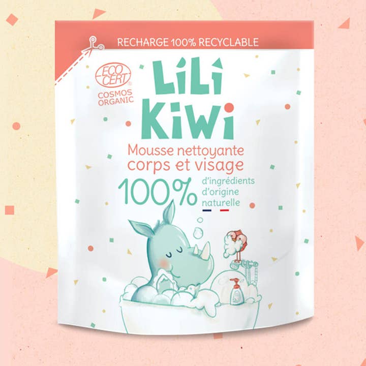 LiLiKiWi Kids&Baby Face&Body Foaming Cleanser Refill, 250ml for wholesale by KP Pharma