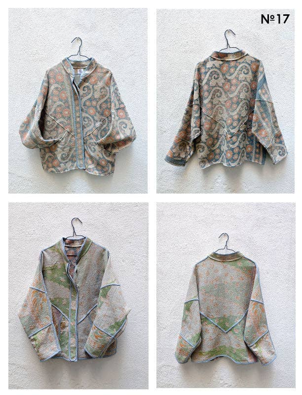 Indigo Collection - Wholesale Jacket - Women's - VINTAGE KANTHA JACKETS11
