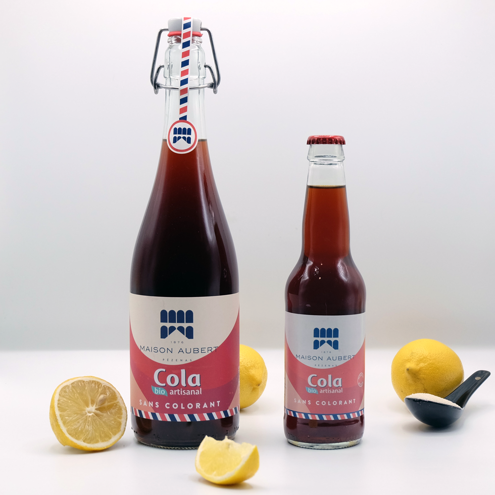 Maison Aubert - Wholesale Soda/Carbonated Drink - Artisanal and organic soda: Cola 75 cl1