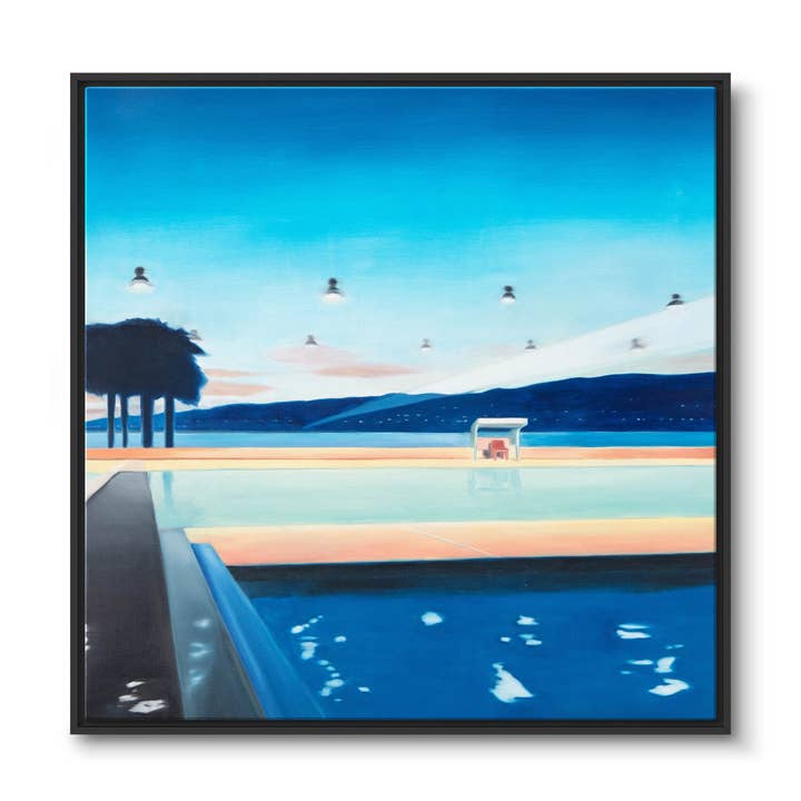 Tyst panorama inramad duk för wholesale av Jay Bower