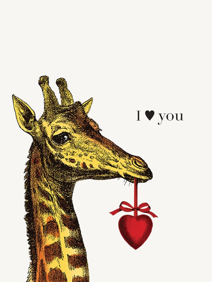I Heart You • 5x7 Greeting Card for wholesale by P. Flynn Design / Phun House