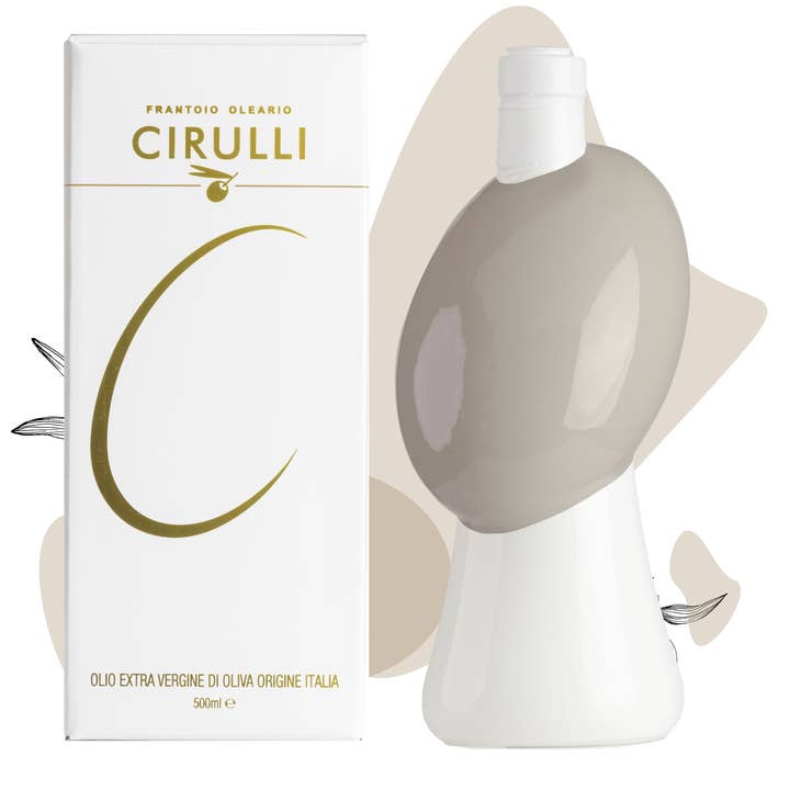 Glas natives Olivenöl extra • 500ml • Turtledove für den Großhandel von Olio Cirulli