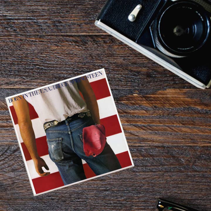 Lucky Mfg. Co. - Wholesale Coasters - Bruce Springsteen Born in the U.S.A. Album Coaster1