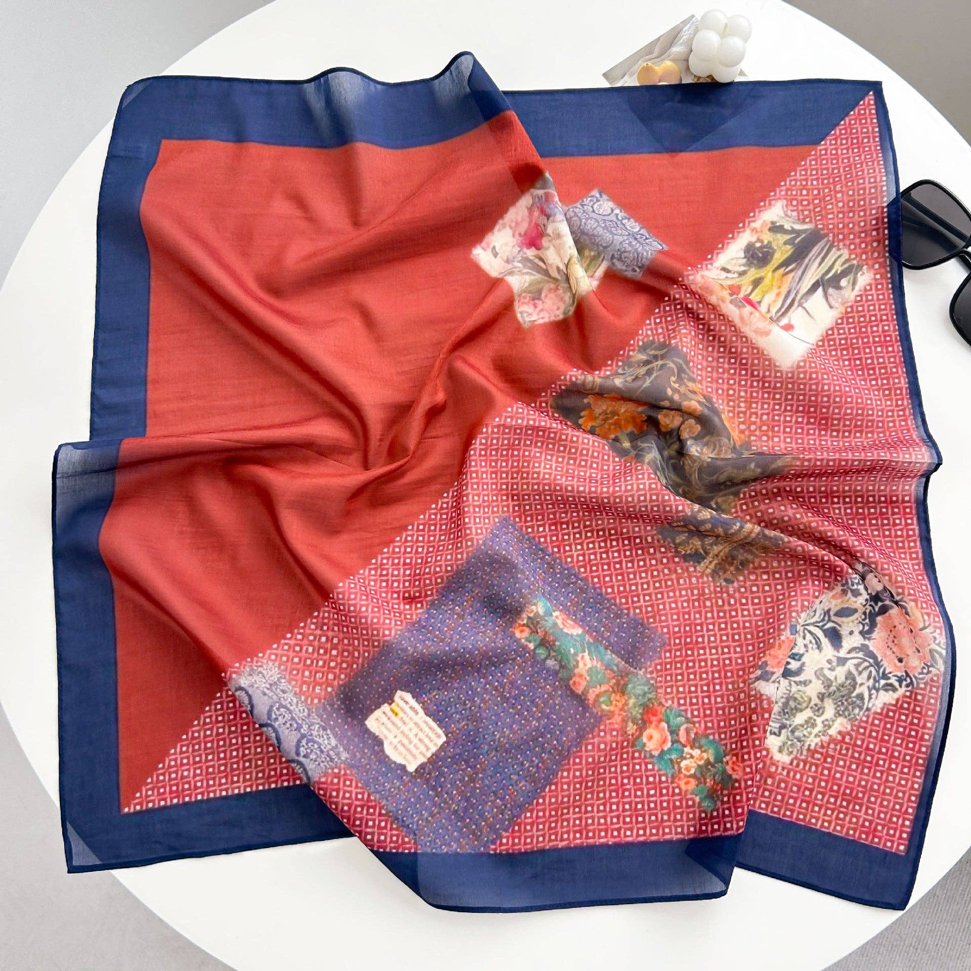 Marayn - Vendita all'ingrosso Sciarpa - Donna - Sciarpa in Misto Seta Leggera Primavera Estate Versatile48