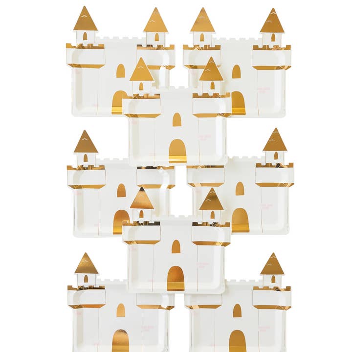 My Mind’s Eye - Wholesale Disposable Plate - PRC841 - Princess Castle Shaped Plate3