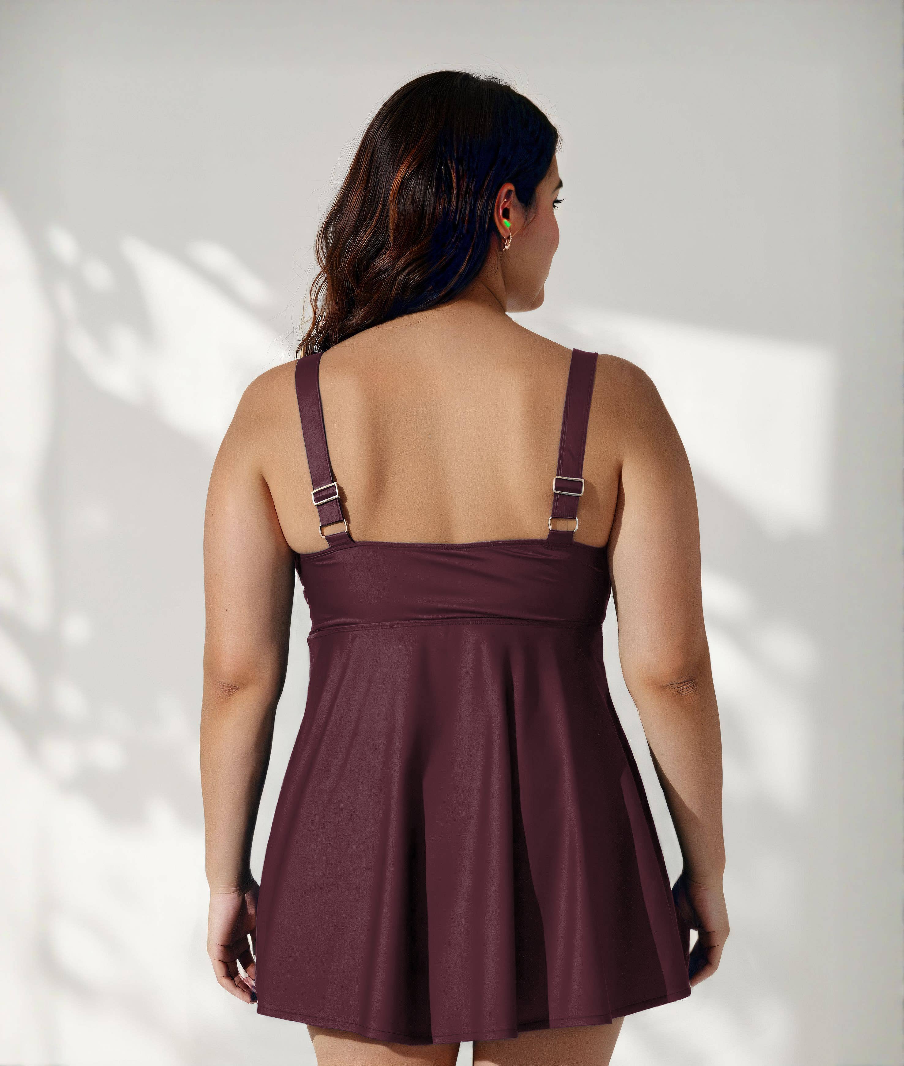 Calypsa - Wholesale Swim Top - Women's - Amber Tankini Swim Top | Plus Size5