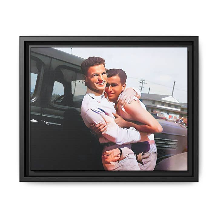 paire 063 | Ingelijste Vintage Foto - Matte Canvas voor wholesale door Walt & Pete