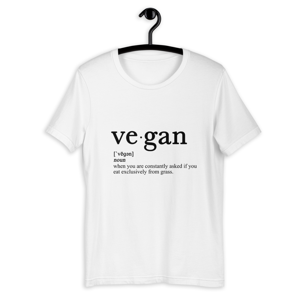 VEGANCLO - Wholesale Screen Printed T-Shirt - Unisex - VEGAN DEFINITION | Unisex T-Shirt5