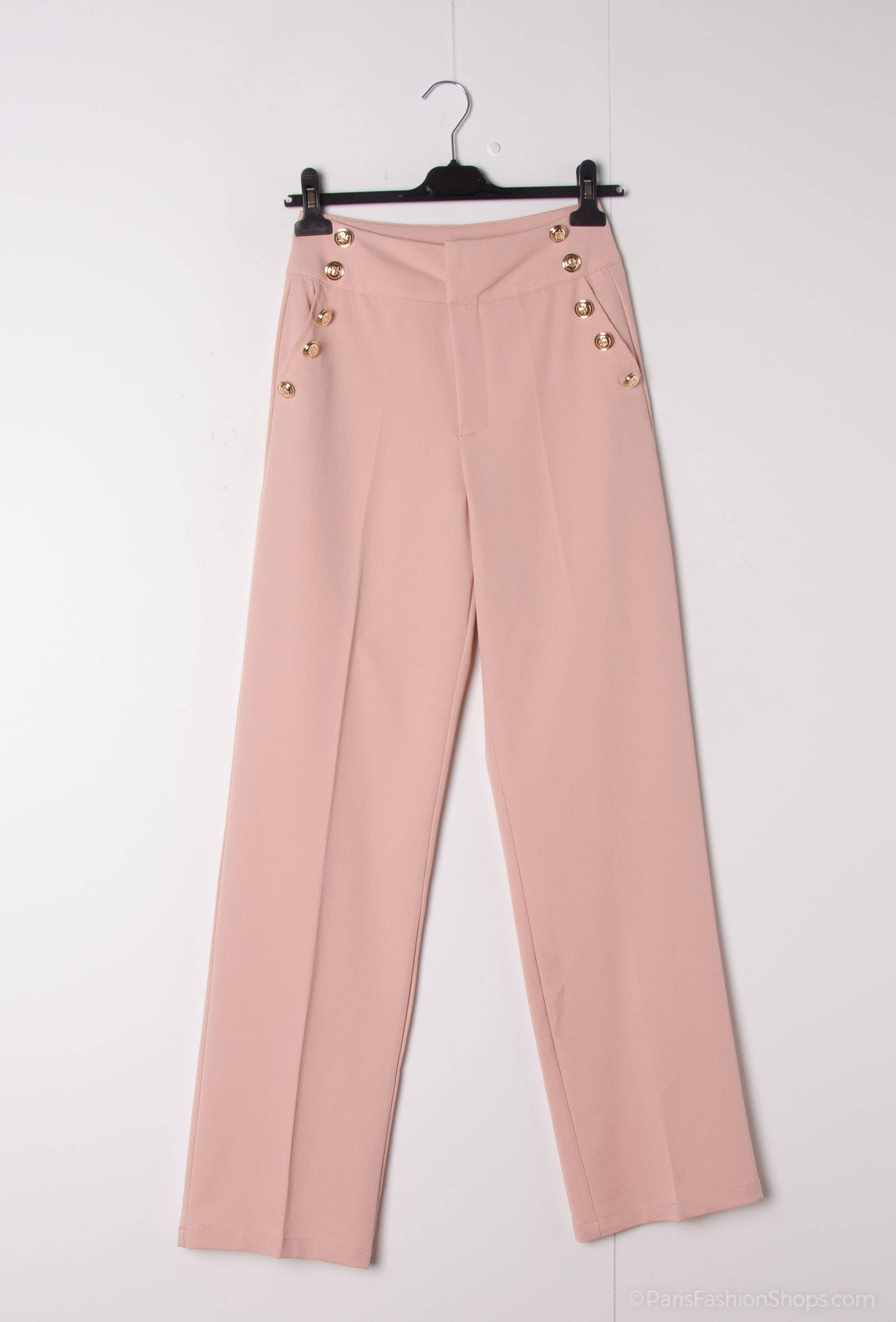 Afinity – wholesale Suit trousers – women's – Women's tailored pants with decorative buttons A3307PT–chic4