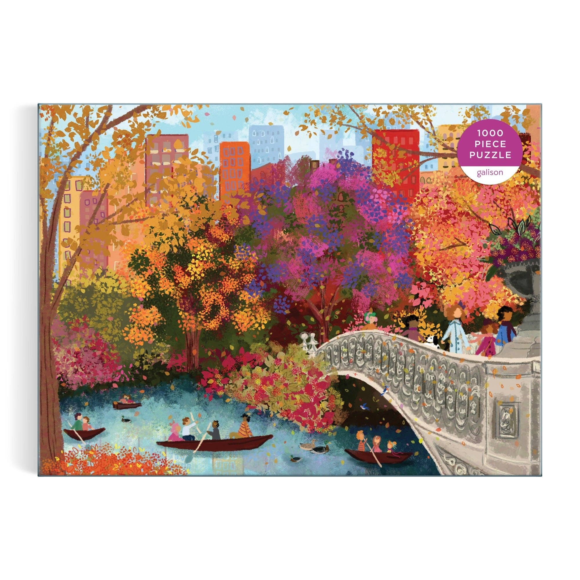 Chronicle Books - Wholesale Puzzle - Adult - Joy Laforme Autumn on Bow Bridge 1000 Piece Puzzle1