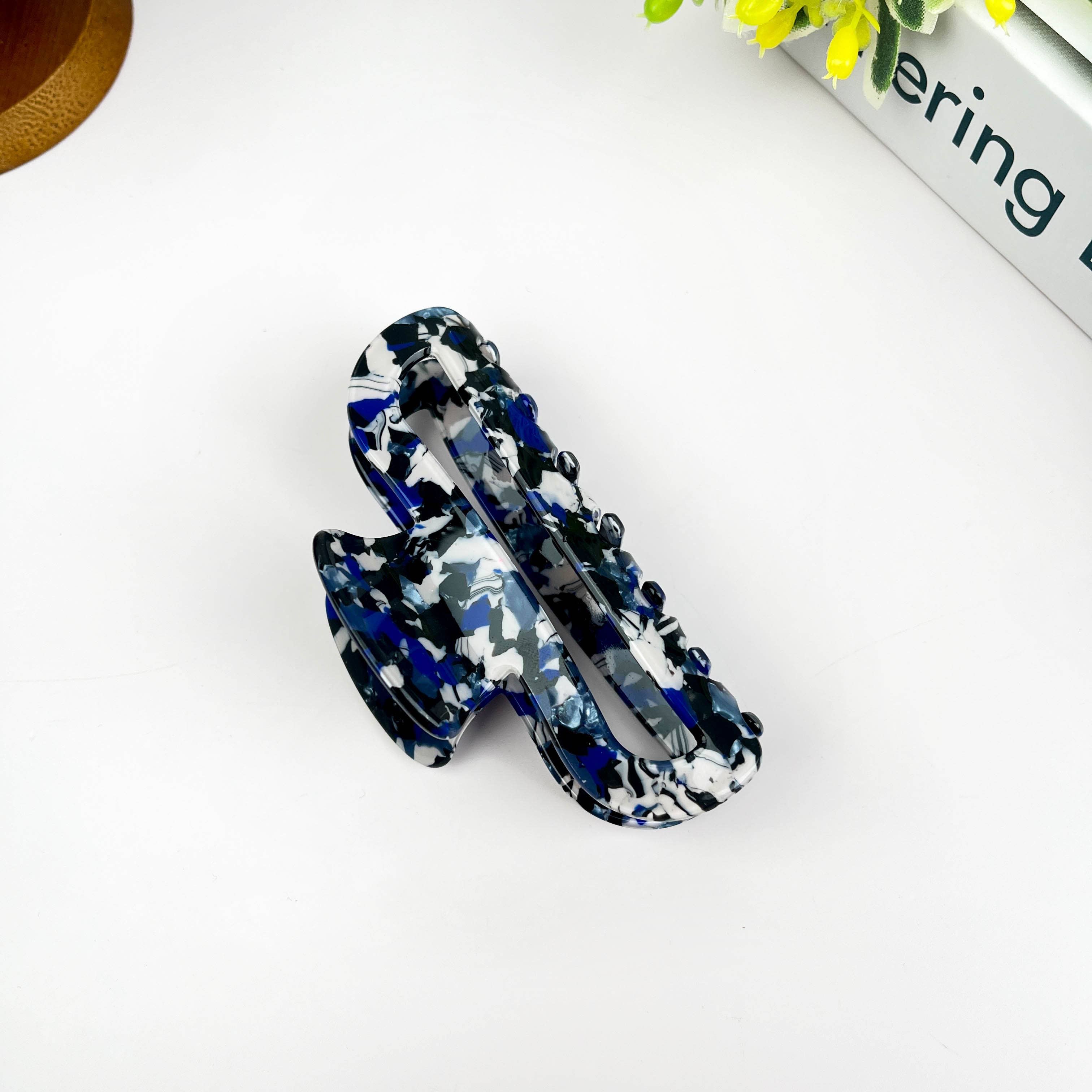 SoapElenGlen - Vendita all'ingrosso Fermaglio per capelli - Donna - Clip ad artiglio cavo rettangolare4