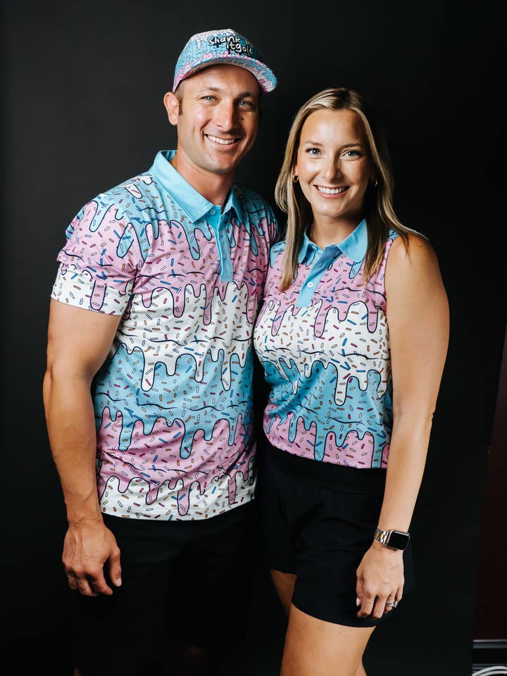 Shank It Golf - Wholesale Polo - Women's - Womens Ice Cream Drip Polo1