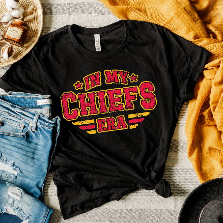 In My Chiefs Era Sweatshirt Kelce Tshirt America Football Shirt Sweatshirt  Chief Era Shirt