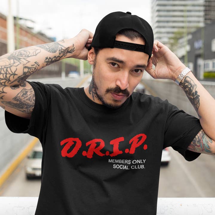 BKLYN LEAGUE - Wholesale Screen Printed T-Shirt - Men's - DRIP Social Club Tee