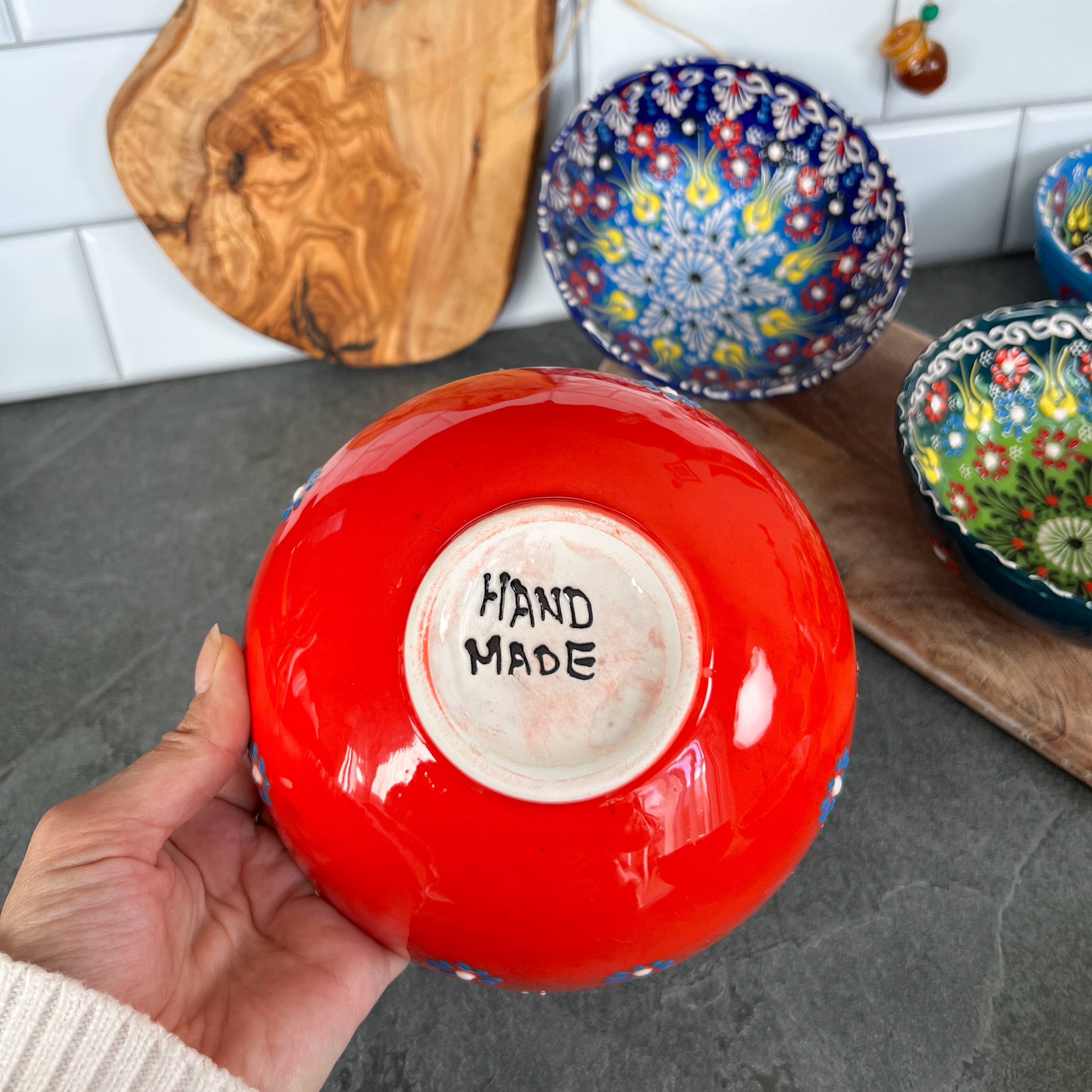 Umays Boho - Wholesale Bowl - Large Handmade Bowls, Decorative Bowls, Boho Kitchen Decor16