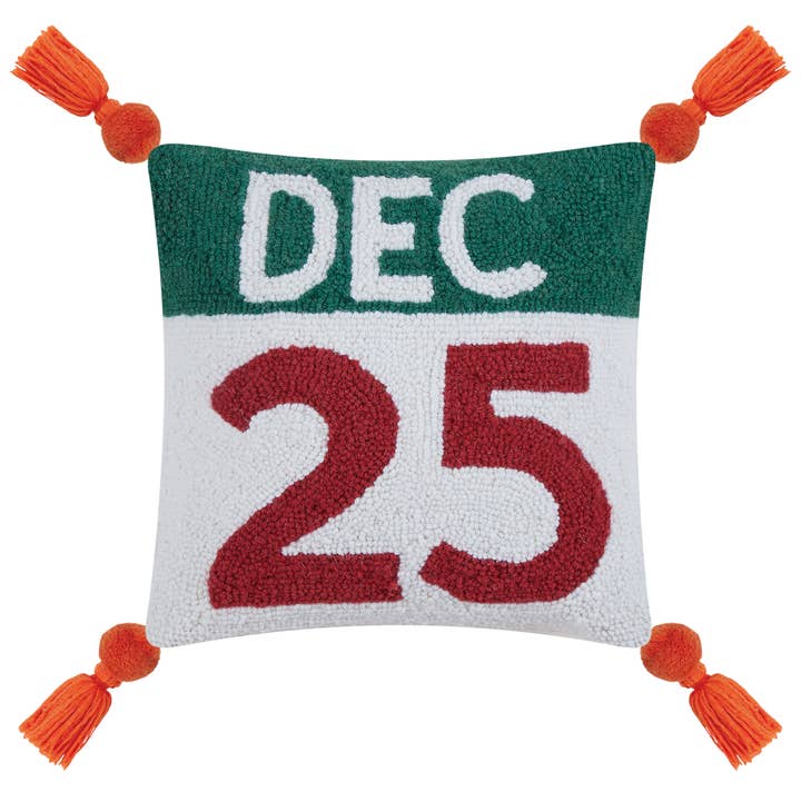Coussin à crochet du 25 déc avec pompon - Esperluette pour la vente par Peking Handicraft
