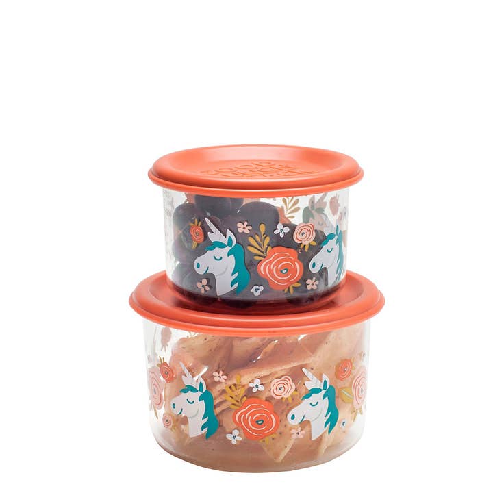 Sugarbooger by Ore’ Originals - Wholesale Lunch Bag/Box - Kids - Good Lunch Snack Containers | Unicorn | Small