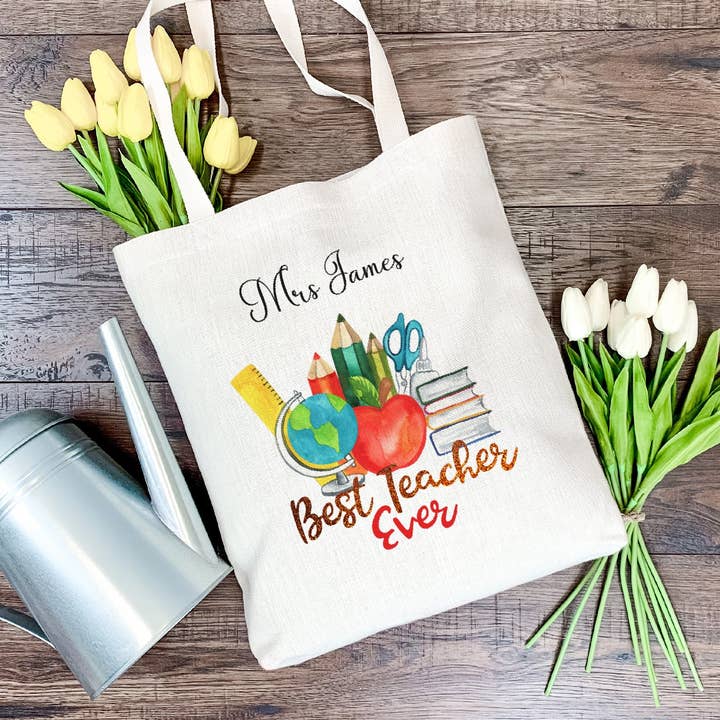 Bolso Tote Mejor Profesor/a del Mundo para venta al por mayor de Bluesky's Creation