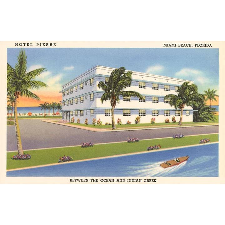 Found Image Press - Wholesale Magnet - Magnet FL-1417 Hotel Pierre, Miami Beach