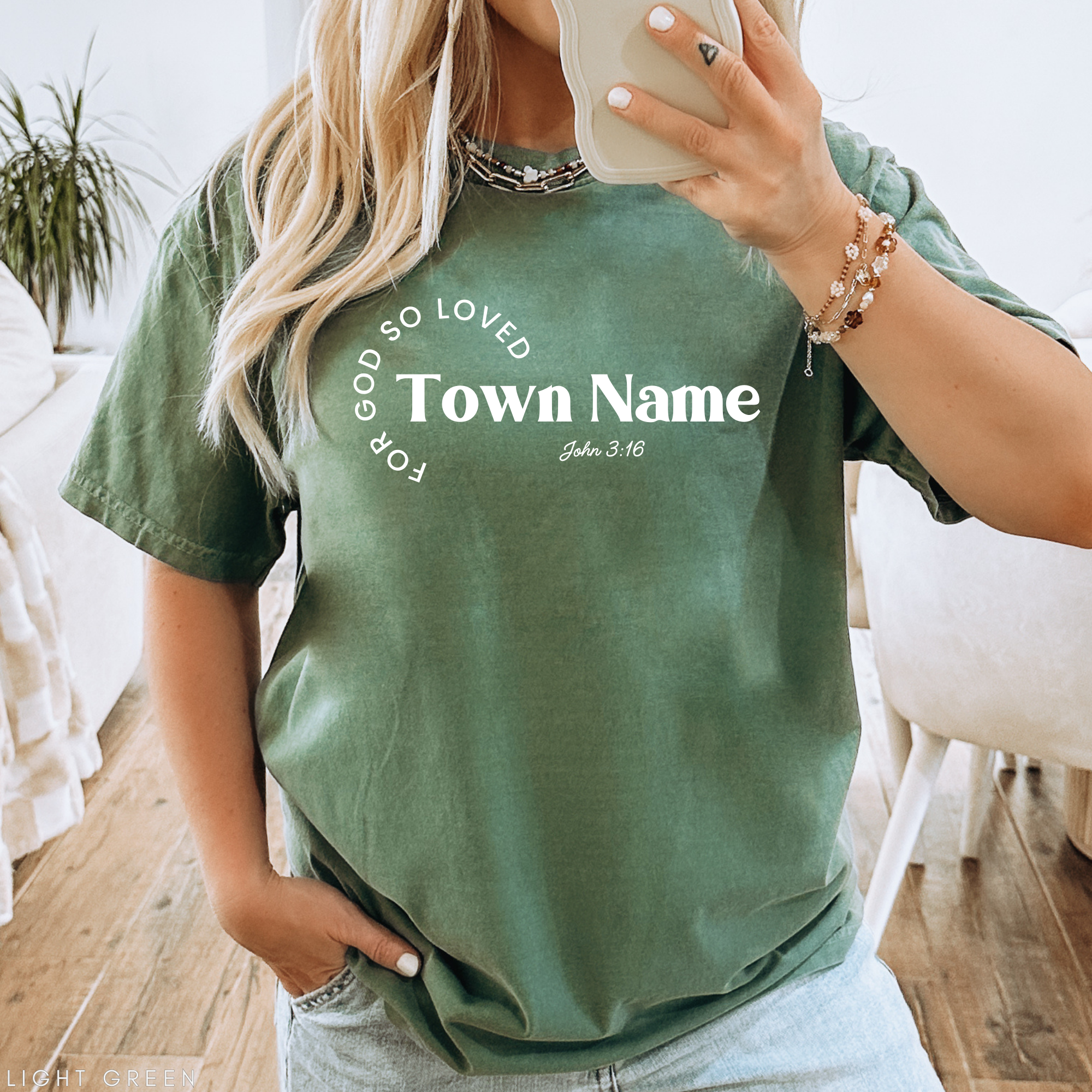 Faith & Life Christian Brands - Wholesale Screen Printed T-Shirt - Unisex - For God so Loved Custom Apparel Graphic T-Shirt14