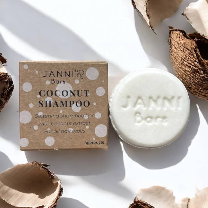Janni Bars - Wholesale Hair Shampoo - Coconut Shampoo Bar0