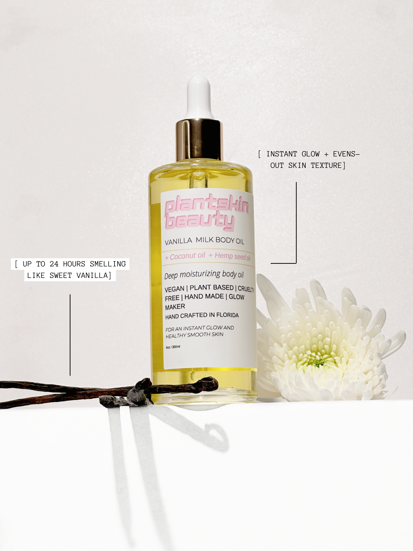 plantskinbeauty - Wholesale Bath/Body Oil - VANILLA MILK BODY OIL3