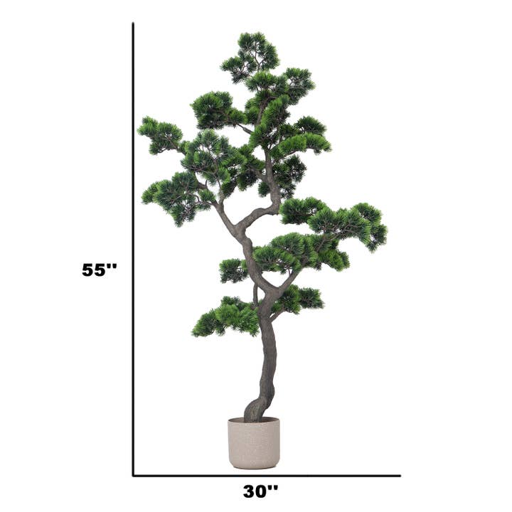 MinxNY - Wholesale Artificial Plant - 55" Artificial Faux Bonsai Tree3