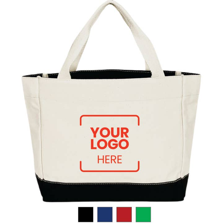 US Bags - Wholesale Tote Bag - Unisex - Elegant Canvas Tote Bag (1 Color Logo)