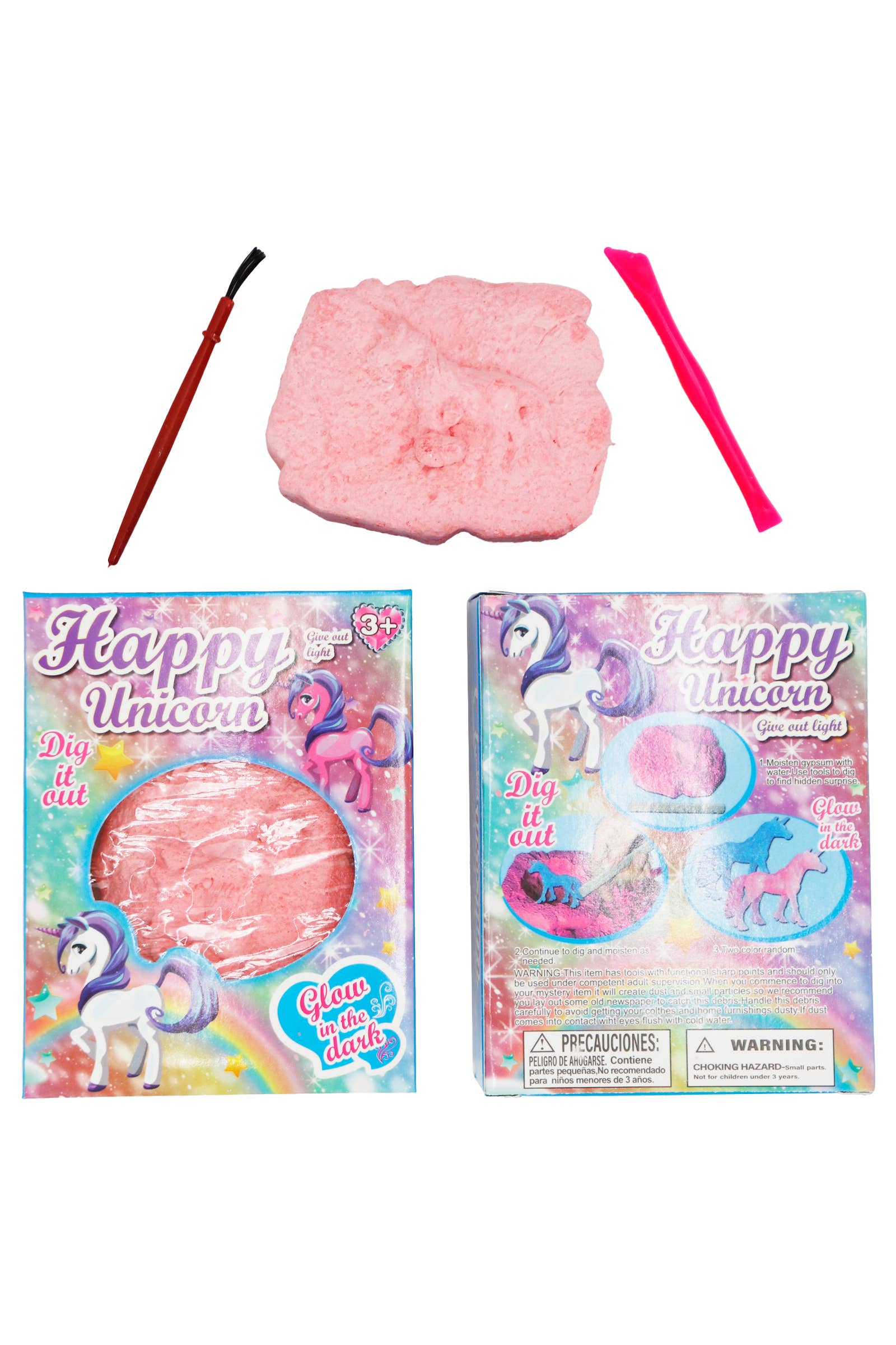 Cap Zone - Wholesale Speelgoedset - Kinderen - Blije Eenhoorn Pony Fossielen Opgraving Gereedschapsset1
