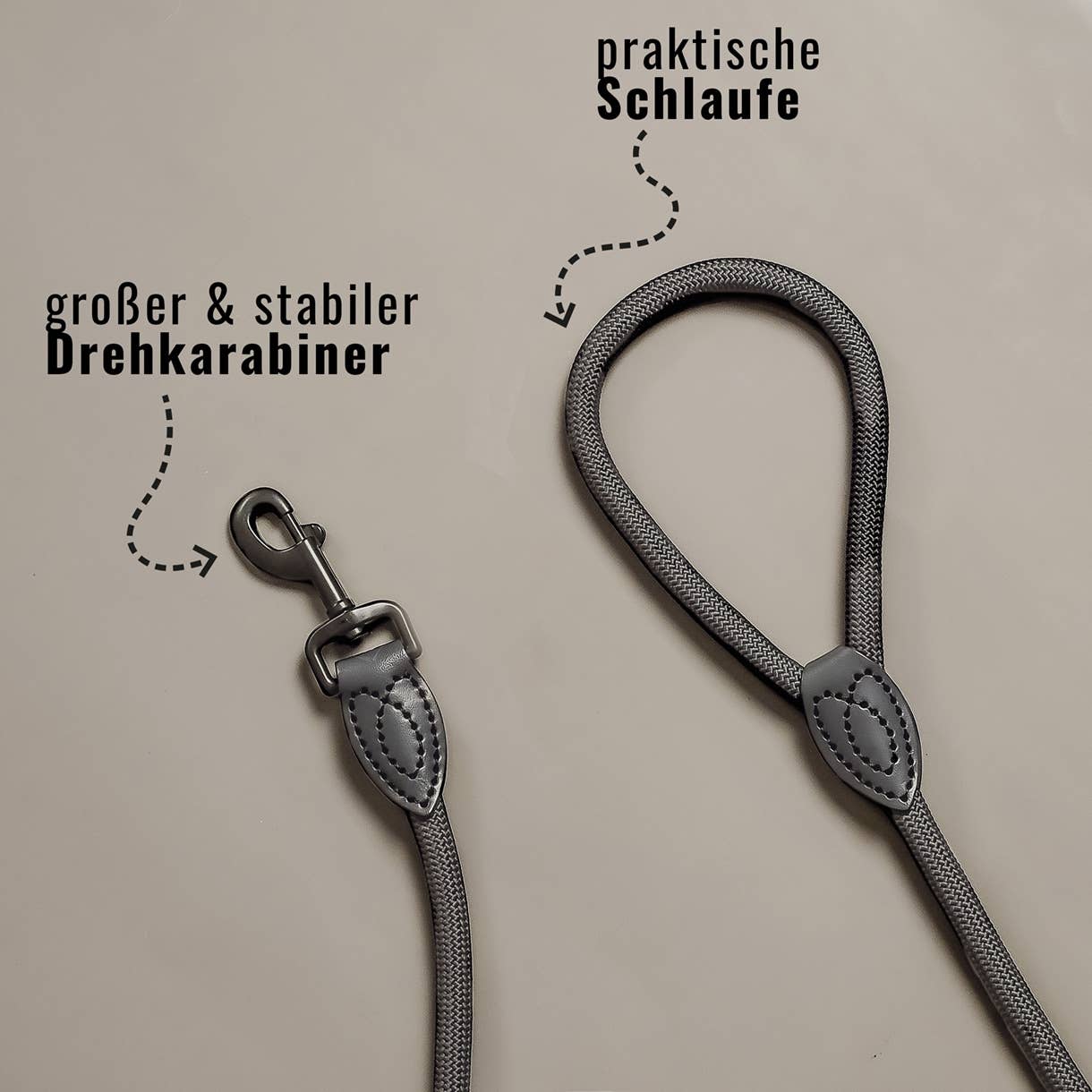 ne&no - Vente Laisse – chien - ne&no® Laisse pour chiens –120 ou 170 cm– laisse fixe21