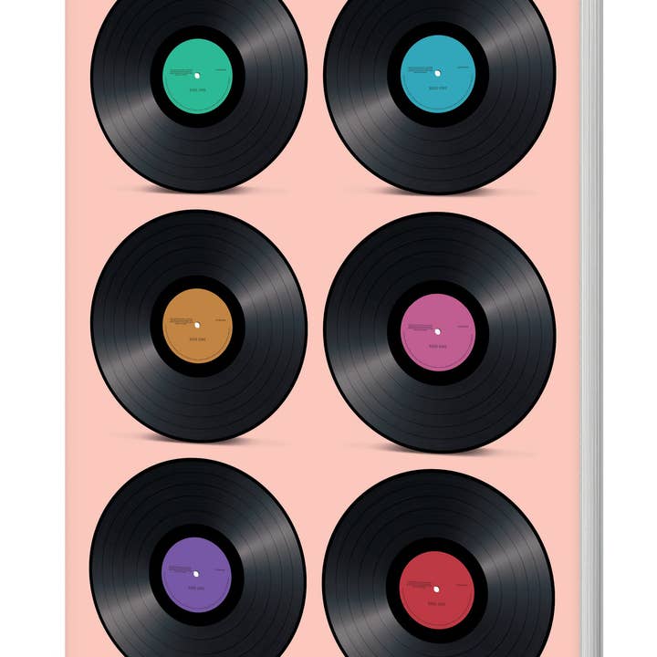 Cuaderno de tapa blanda para discos de vinilo (A5 rayado, 120 páginas) para venta al por mayor de Coach House Partners