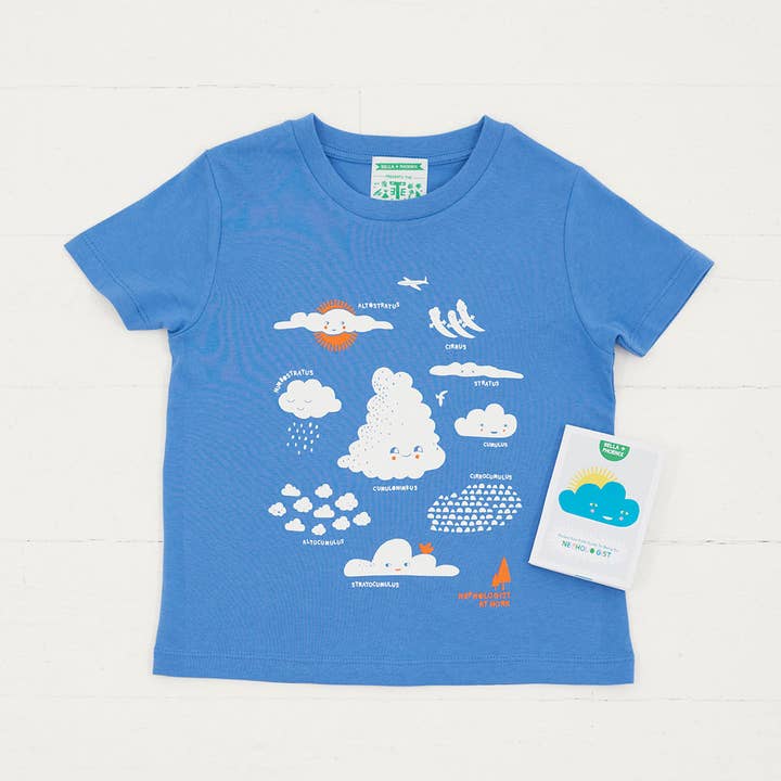 Cloud Organic T-shirt and Booklet for wholesale by Bella + Phoenix