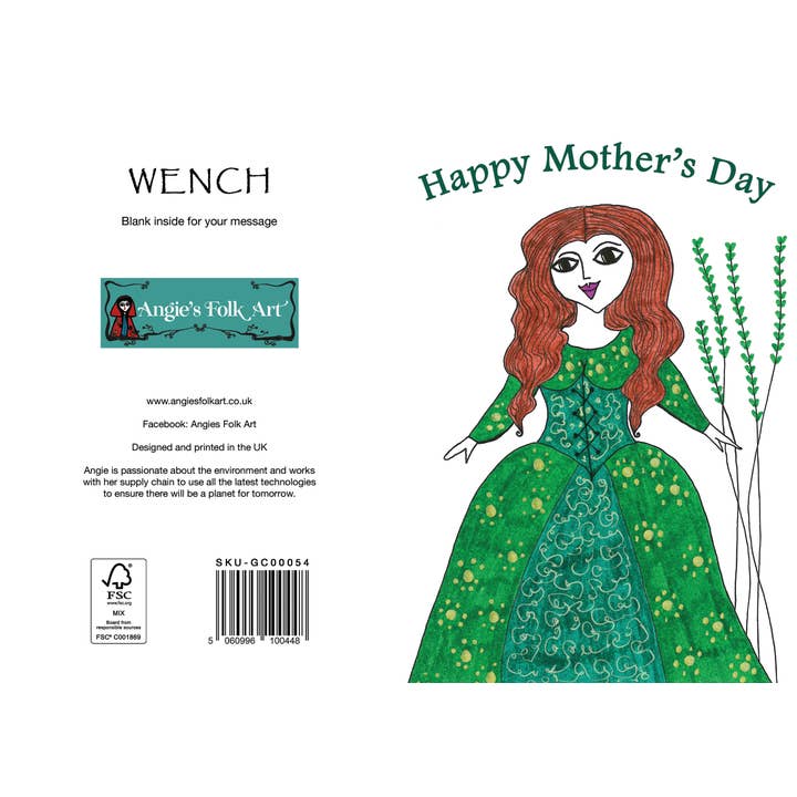 Wench pour la vente par Angies Folk Art