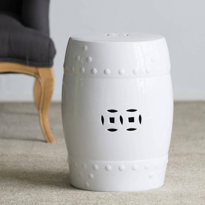 Banco de Jardim Zella 33x46cm - Branco por atacado de A&B Home Group Inc.