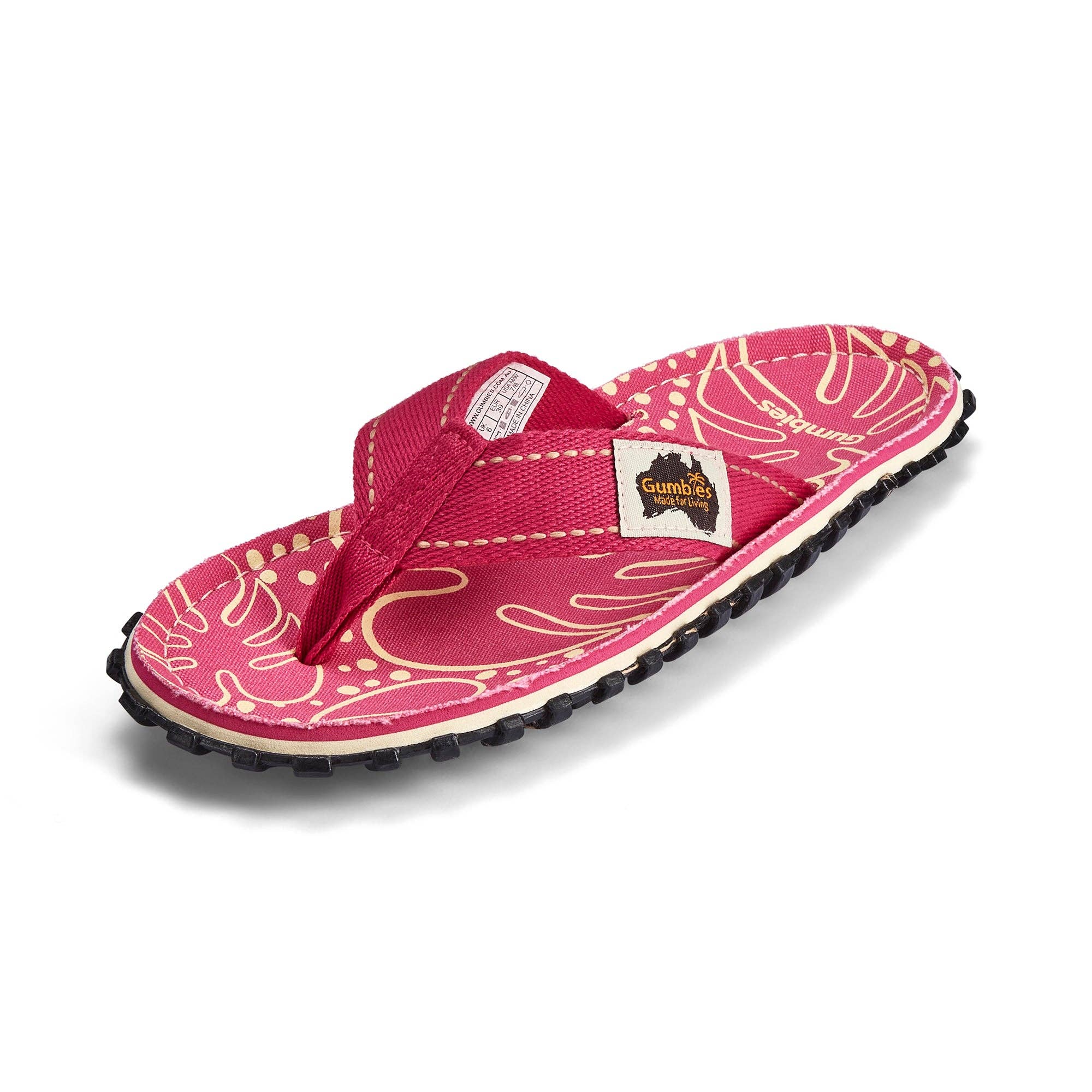 Gumbies – wholesale Flip Flops – Women’s – Islander Flip-Flops - Women's - Tropical Pink3
