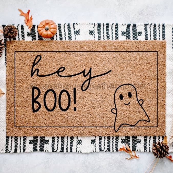 Ghosts Halloween Dørmåtte, Udendørs Kokos Dørmåtte, Halloween Po for engroshandel hos DecoExchange