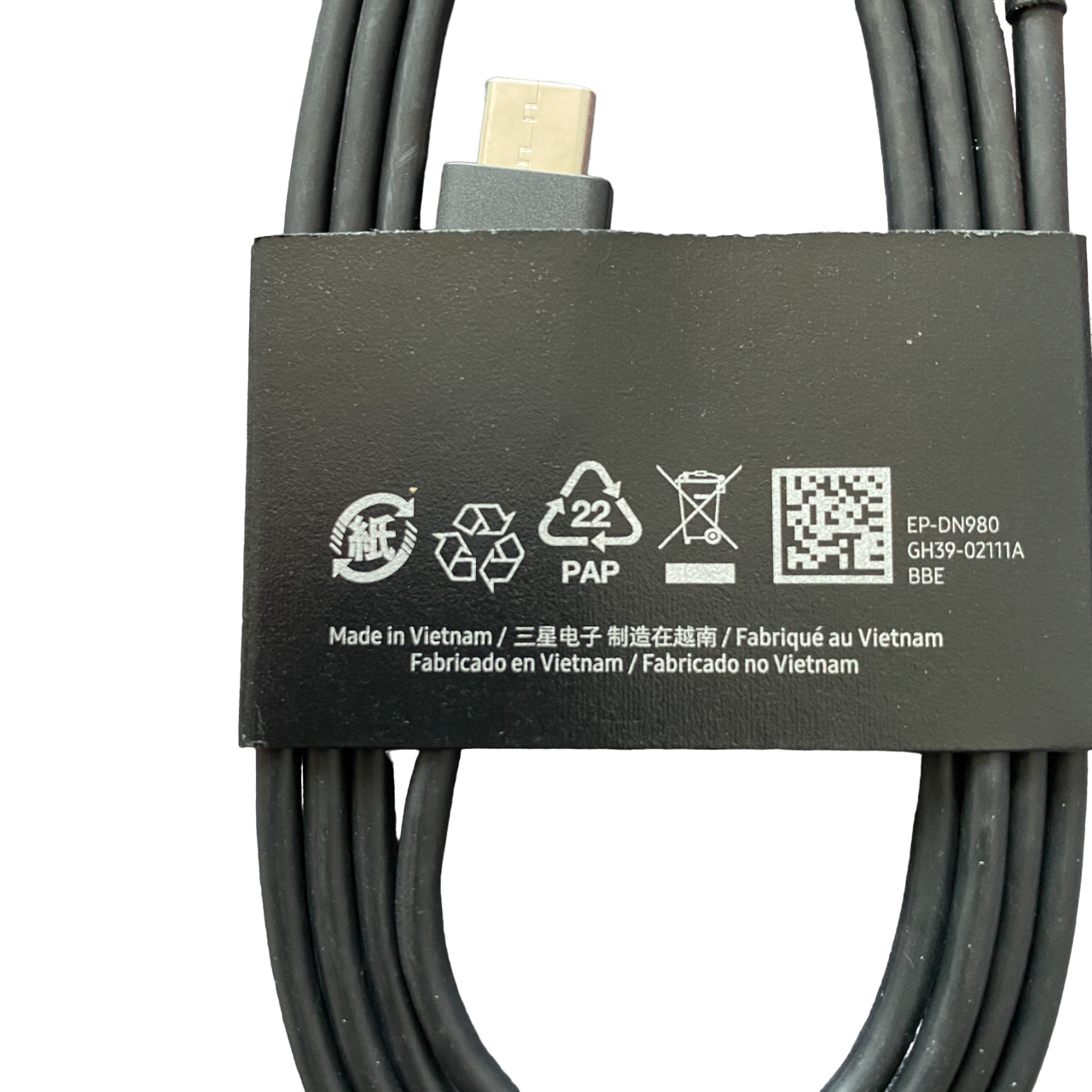 Mos Accessories - Wholesale Charging Cable - Samsung EP-DN980BBE USB-C to USB-C 3A Cable2